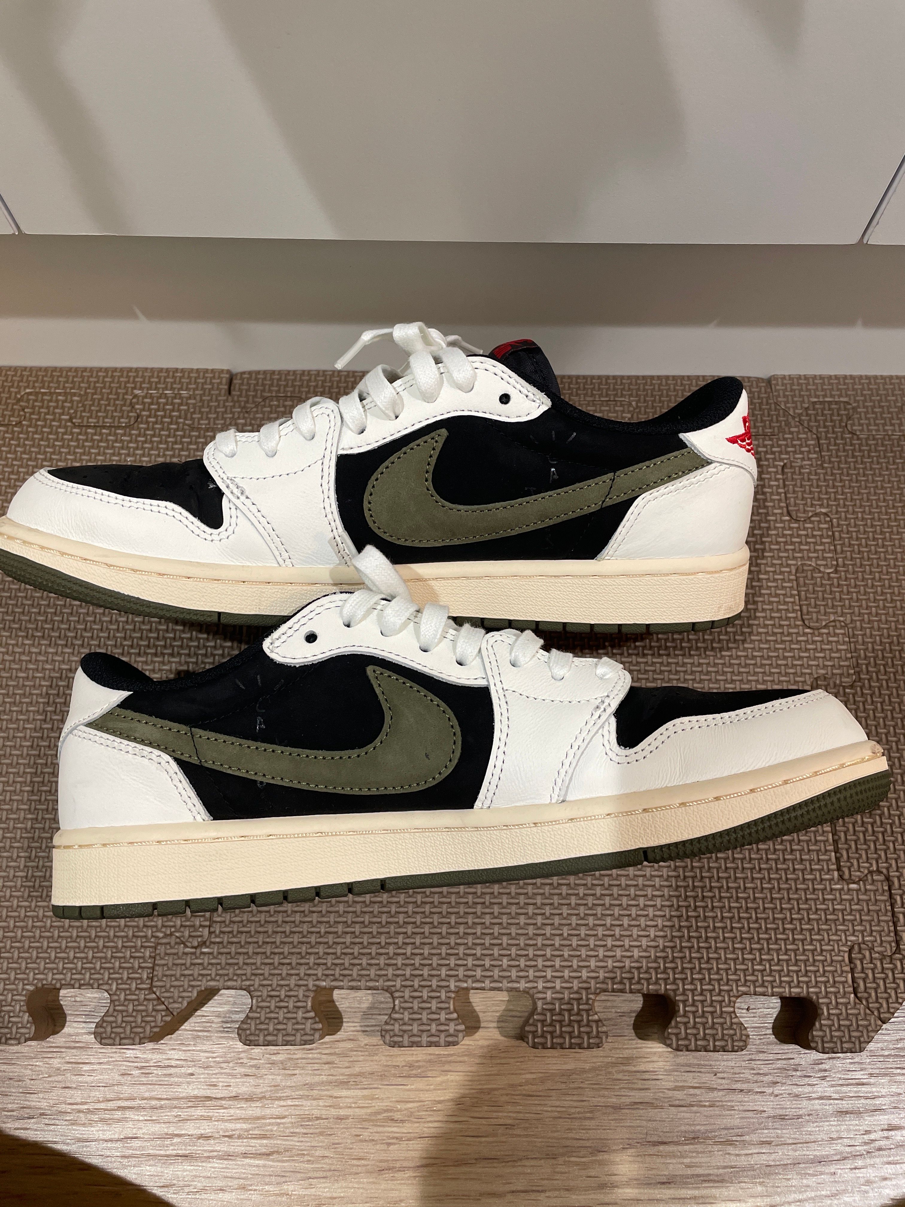 Travis Scott × Nike Women's Air Jordan 1 Low OG "Medium Olive"