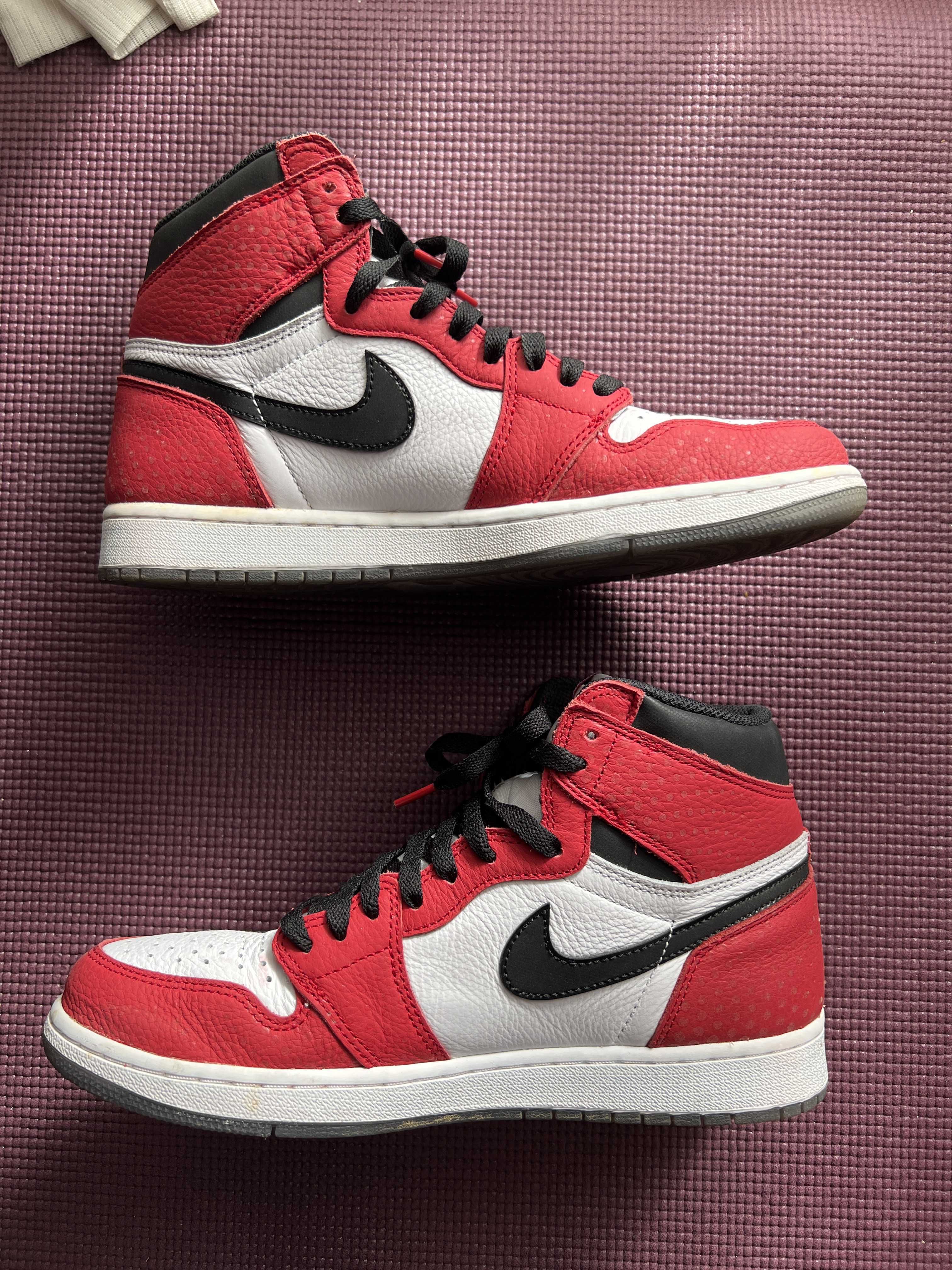 Spiderman × Nike Air Jordan 1 Origin Story "Gym Red/White/Photo Blue/Black"