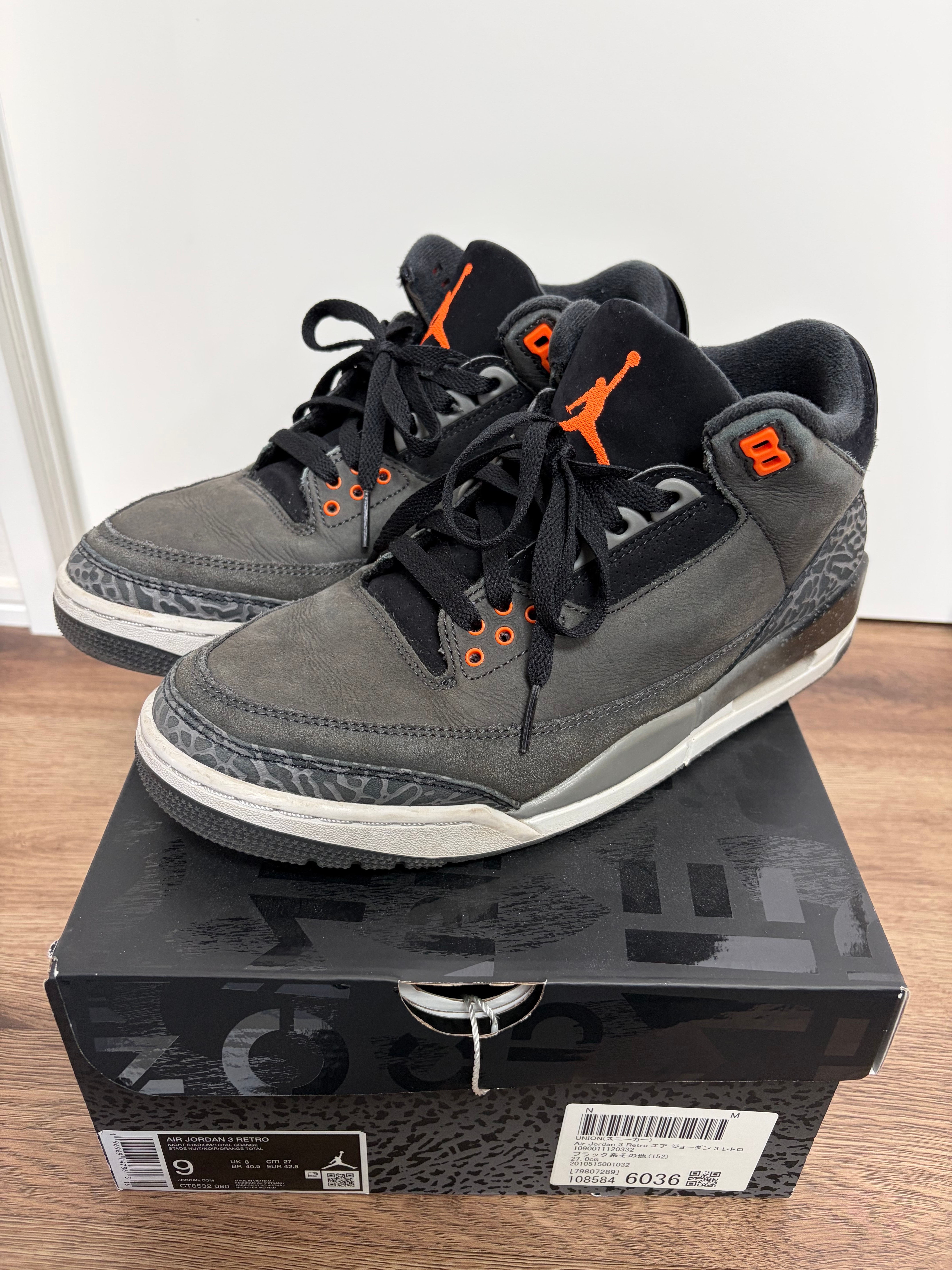 Nike Air Jordan 3 Retro "Fear"