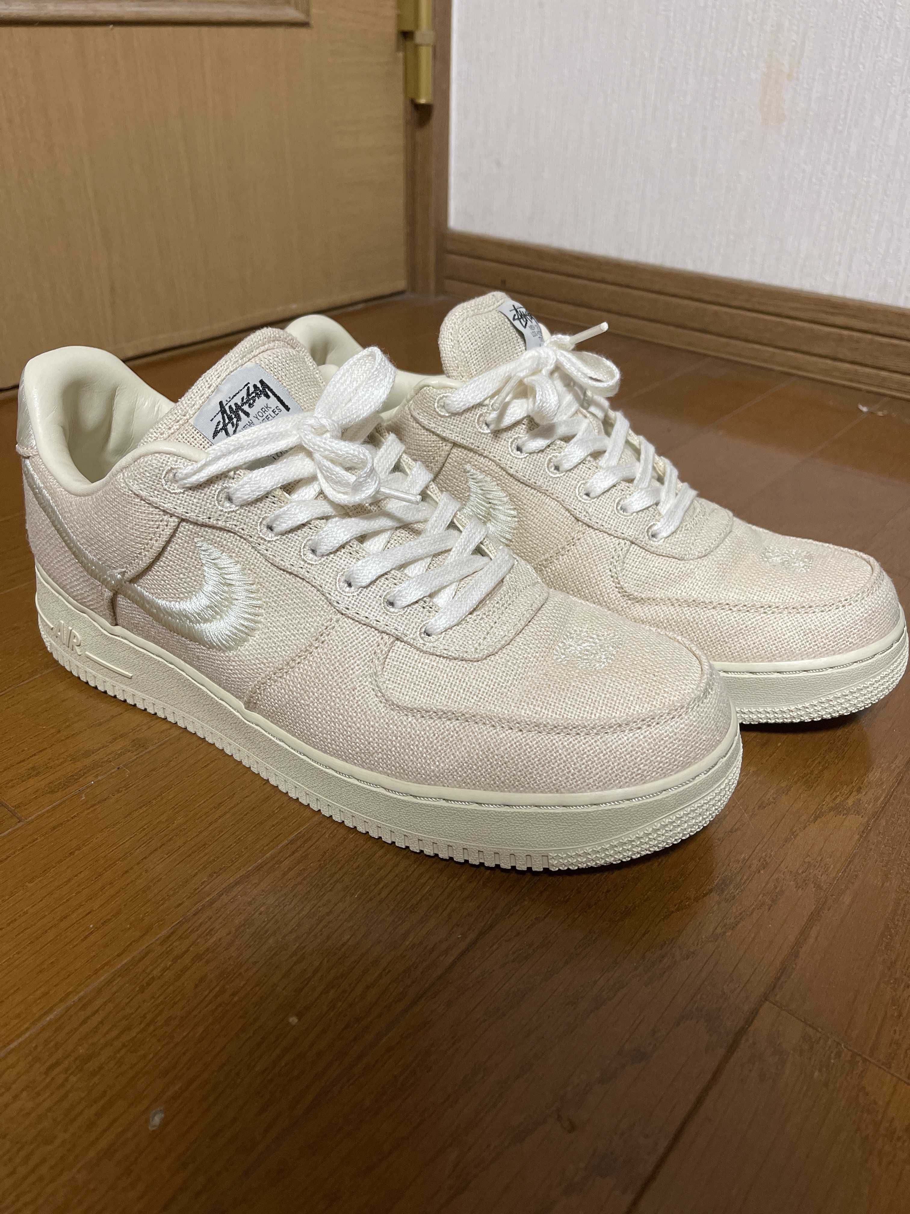 Stussy × Nike Air Force 1 Low "Fossil Stone"