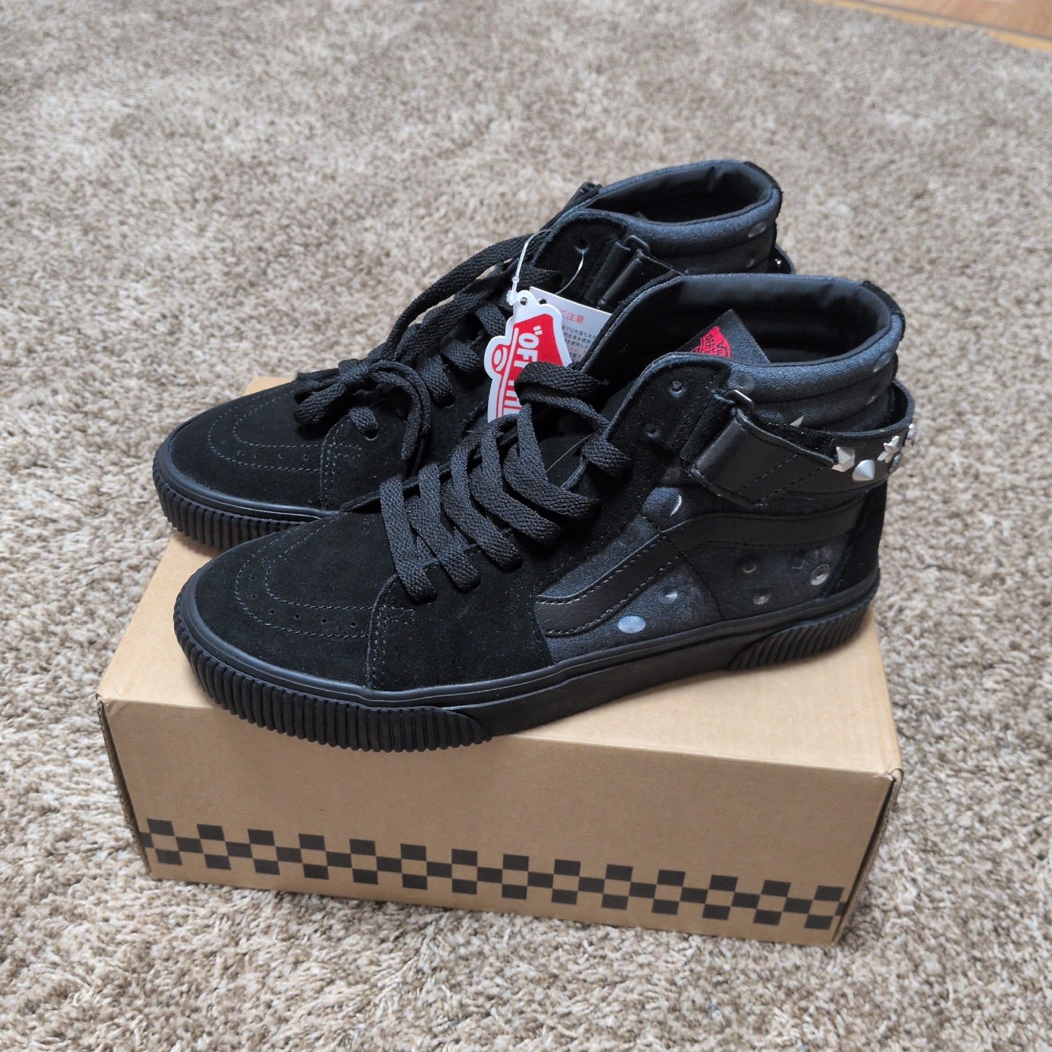 Vans Sk8-Hi "Black/Black" (V38CF STDBLT)