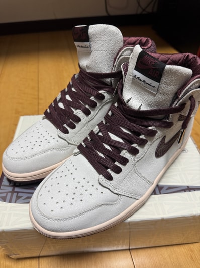 A Ma Maniere × Nike Air Jordan 1 Retro High OG "Sail and Burgundy"