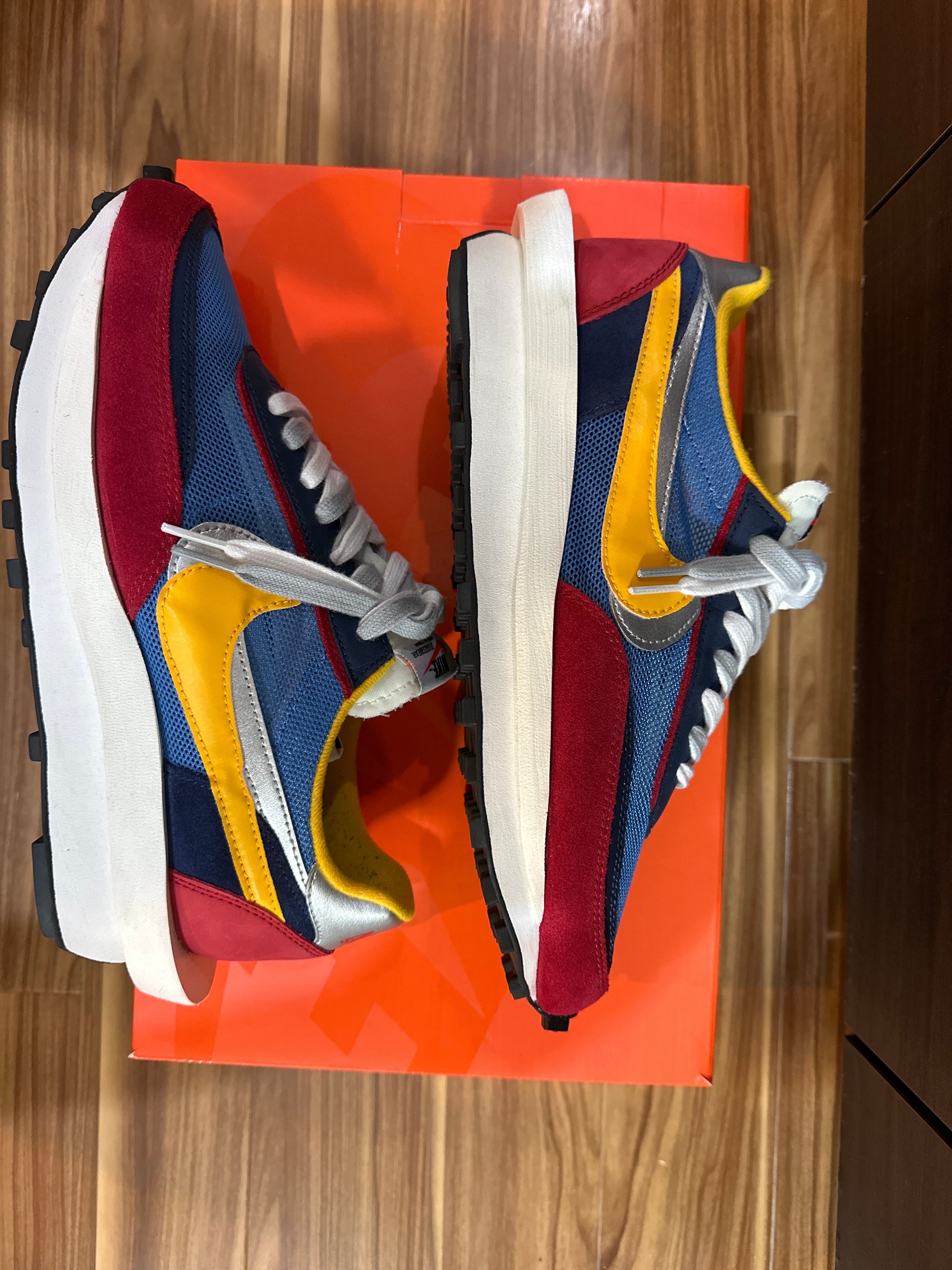 sacai × Nike LDV Waffle "Red/Blue"