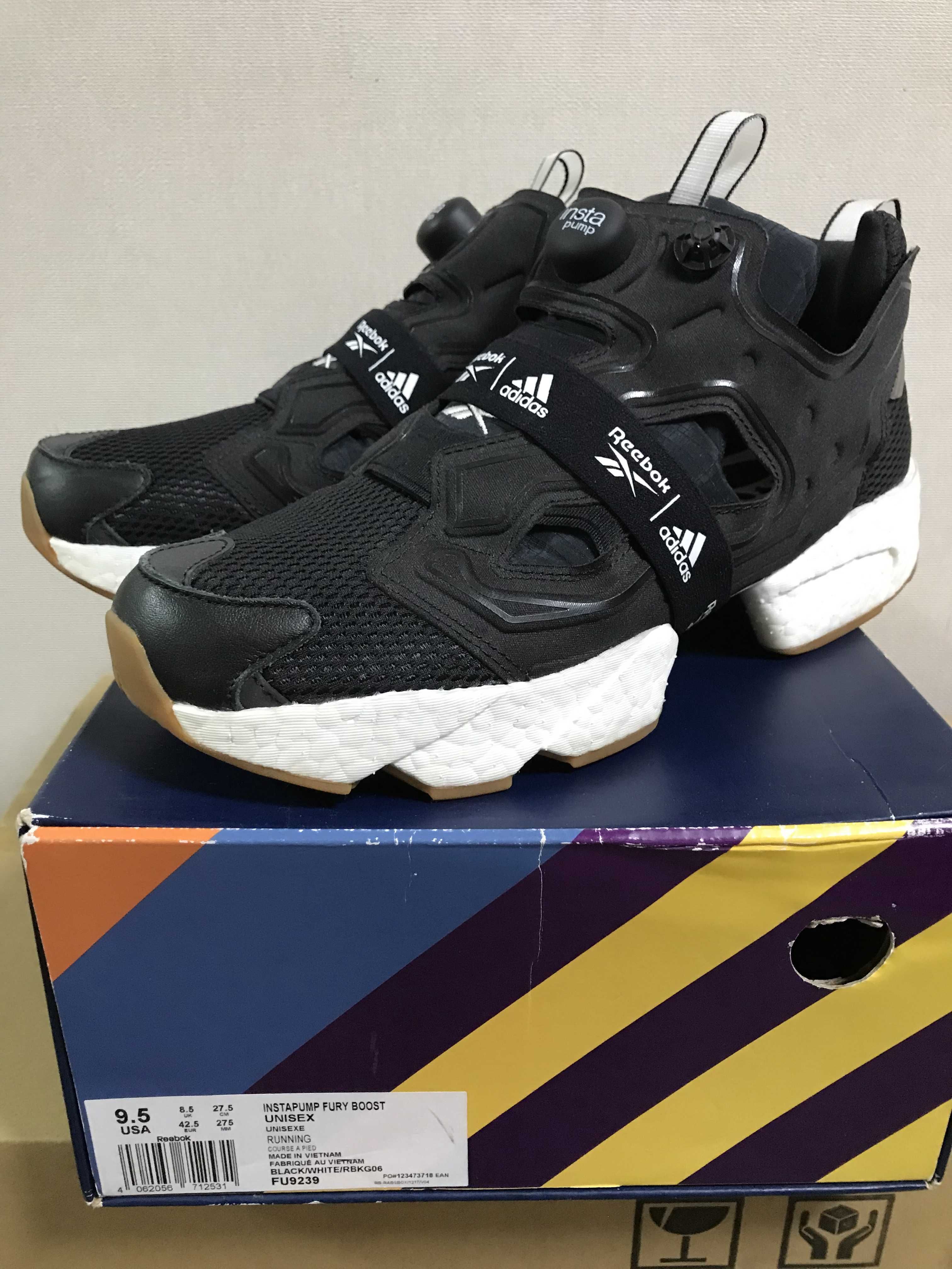 ADIDAS×REEBOK INSTAPUMP FURY BOOST OG BLACK