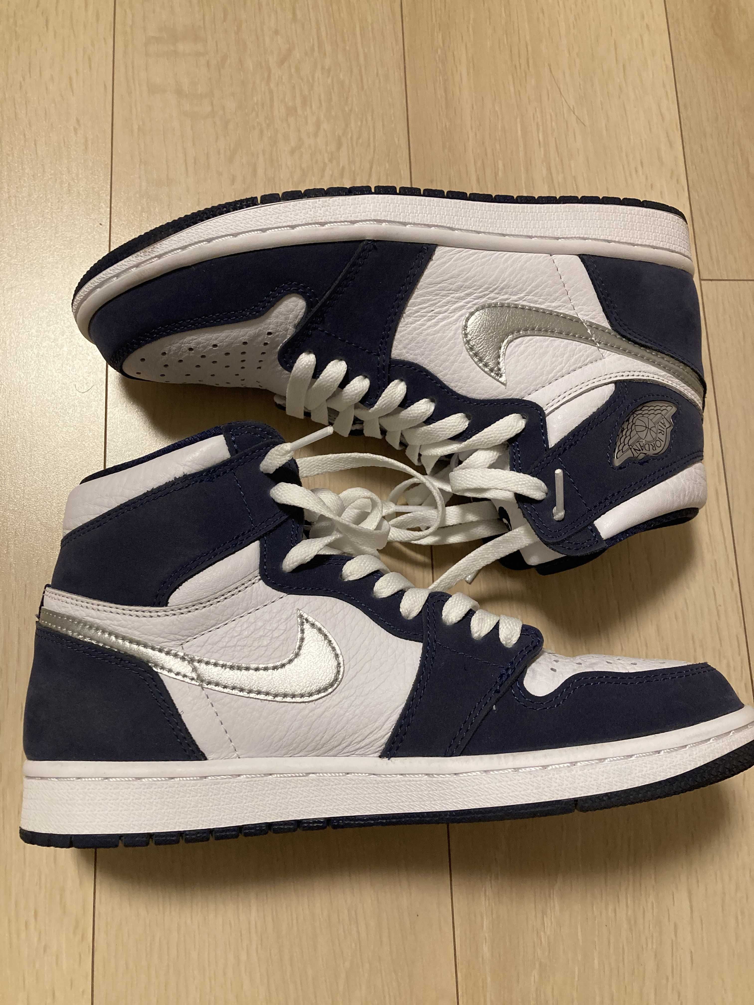 Nike Air Jordan 1 High OG CO.JP "White/Midnight Navy" (2020)(ブリーフケースなし)