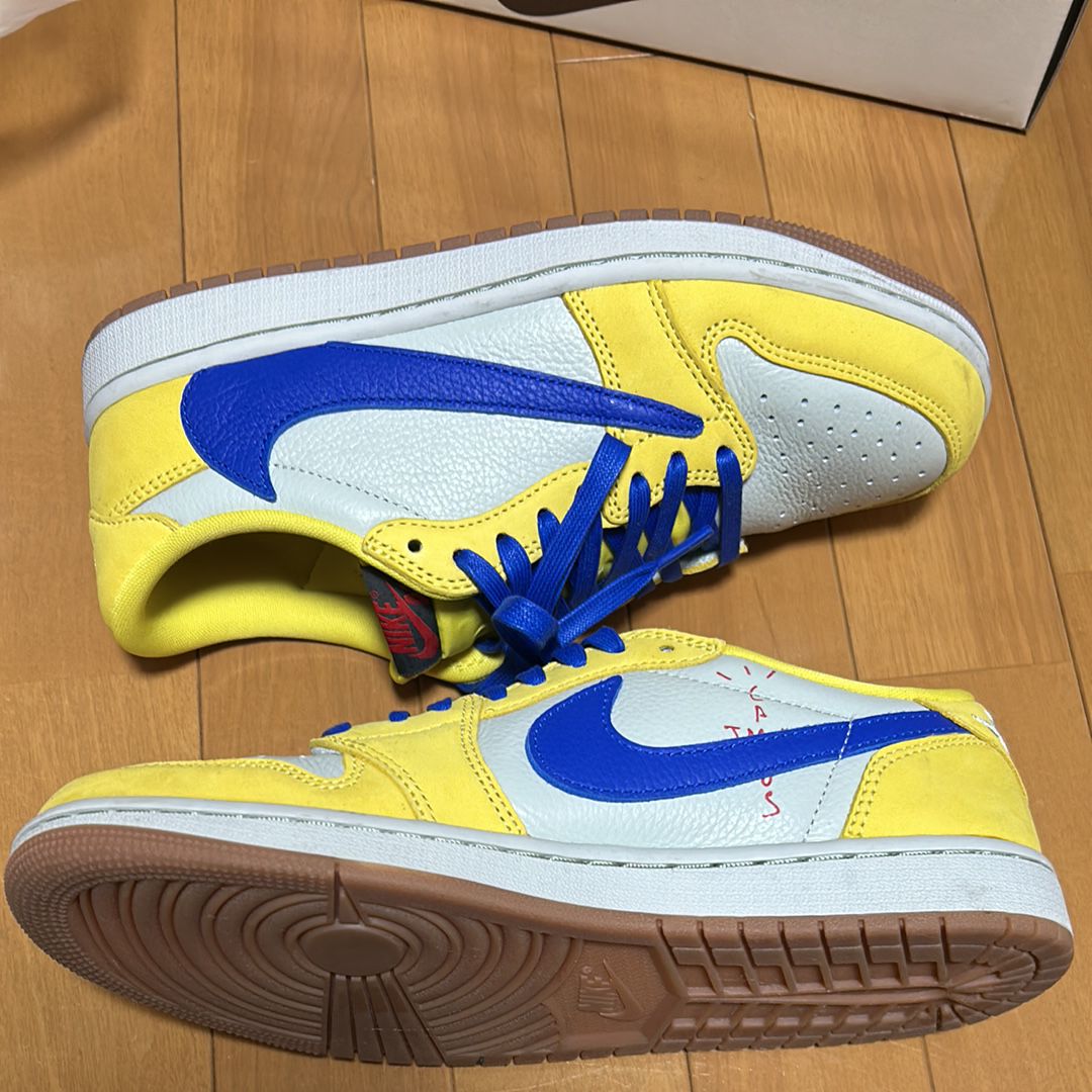 Travis Scott × Nike Women's Air Jordan 1 Retro Low OG "Canary"