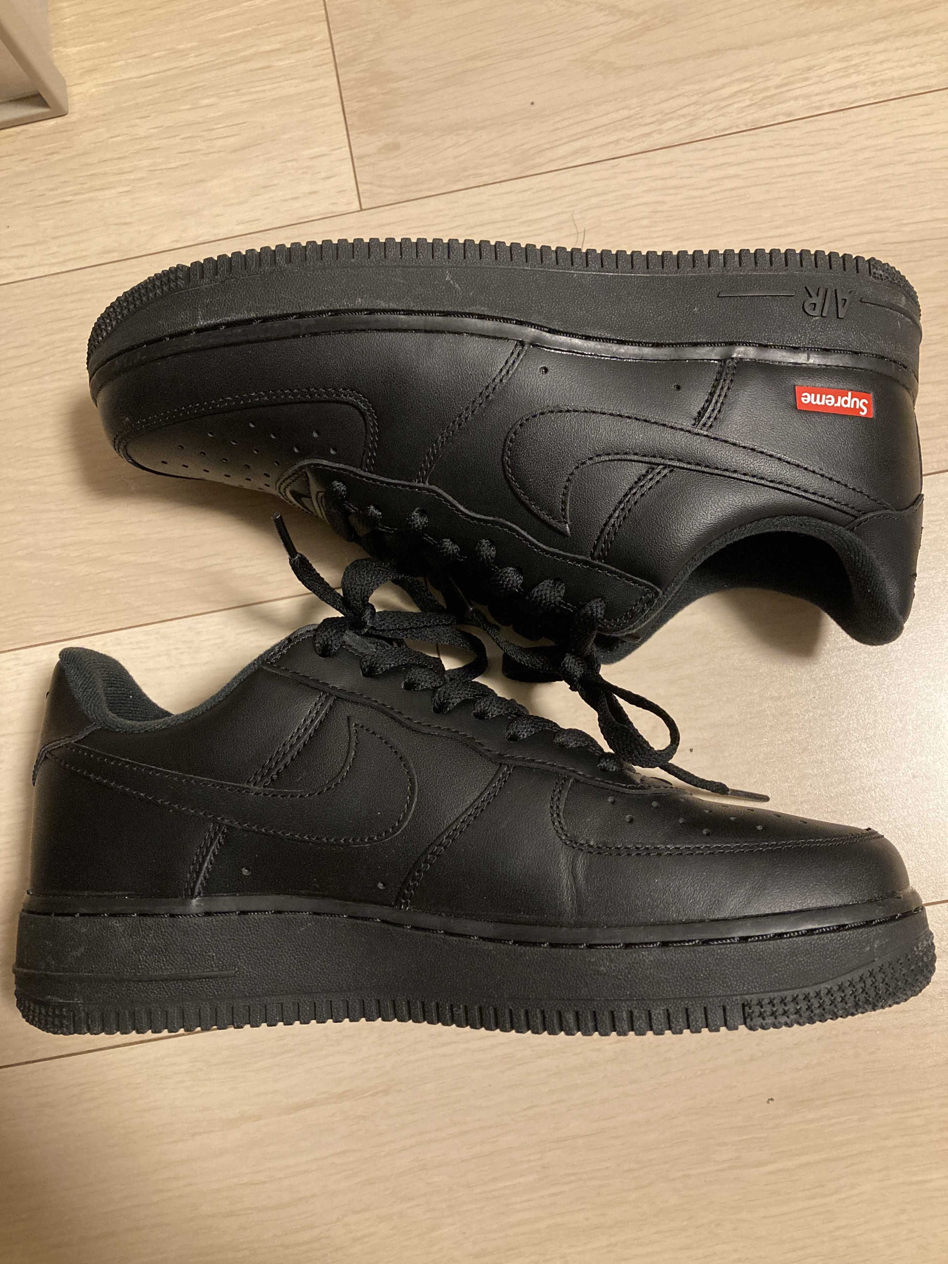 Supreme × Nike Air Force 1 Low "Black"