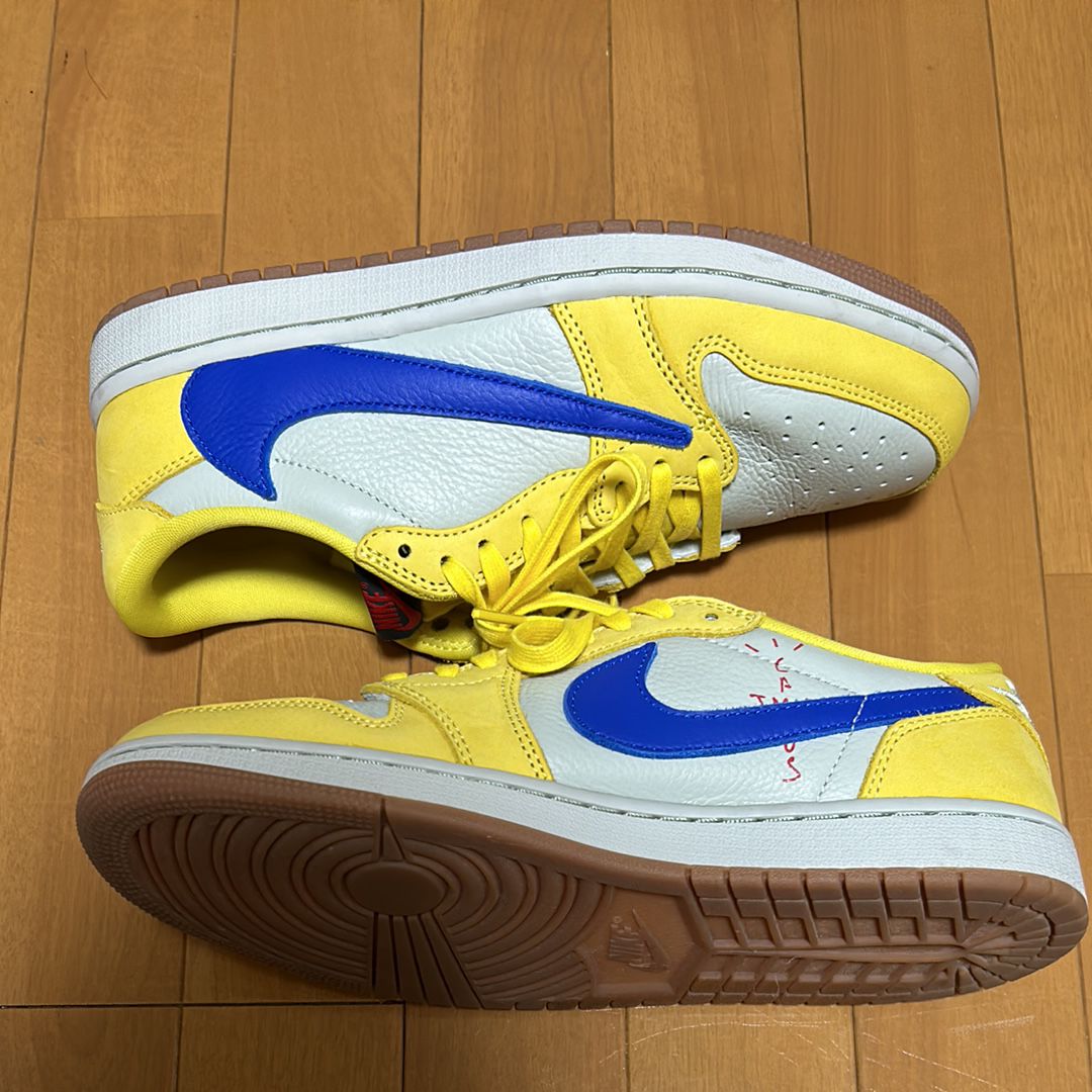 Travis Scott × Nike Women's Air Jordan 1 Retro Low OG "Canary"