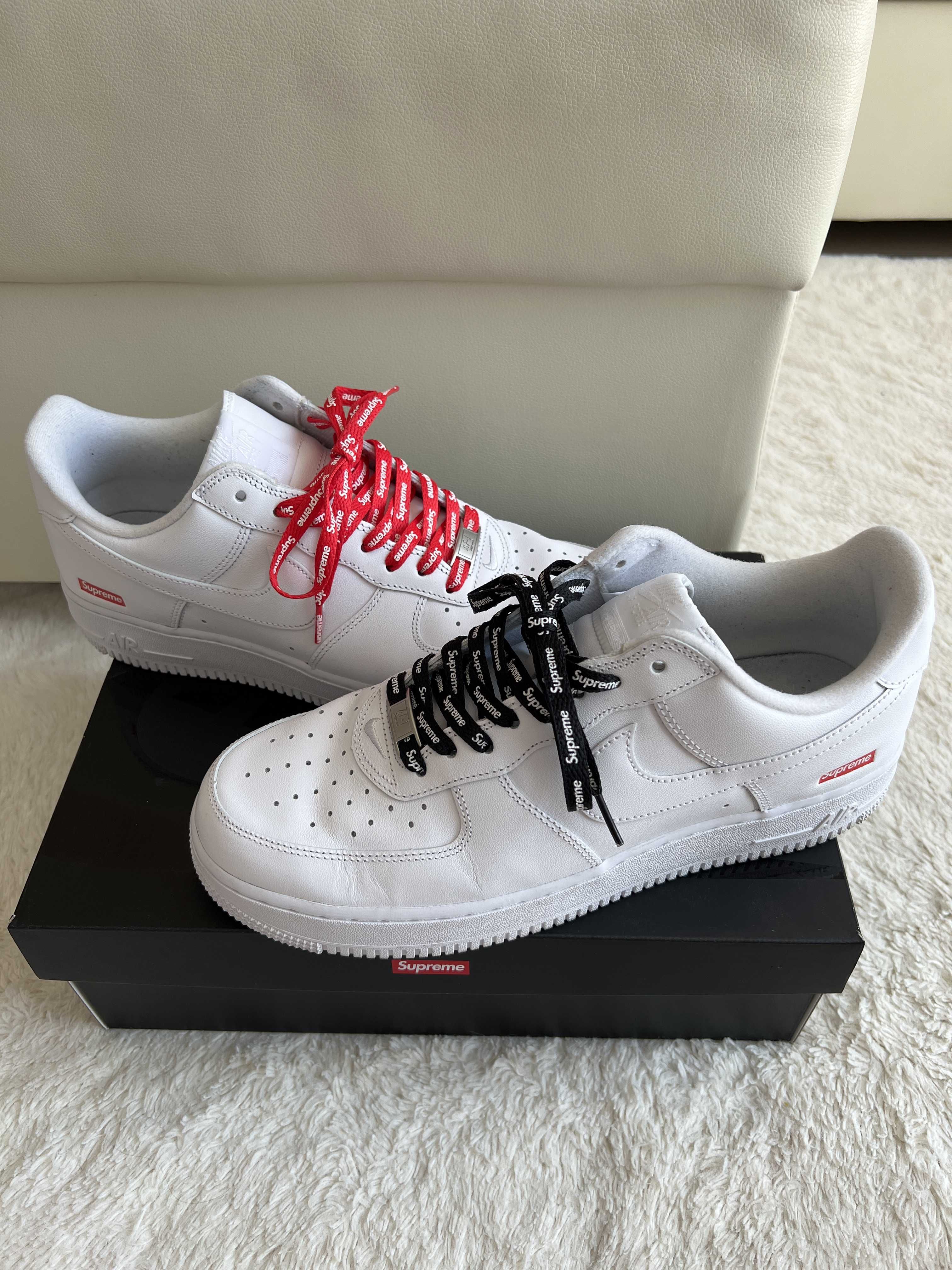 Supreme × Nike Air Force 1 Low "White"