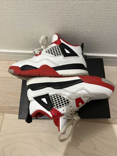 Nike TD Air Jordan 4 OG "Fire Red"