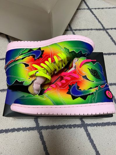 J Balvin × Nike Air Jordan 1 High OG "Rainbow"