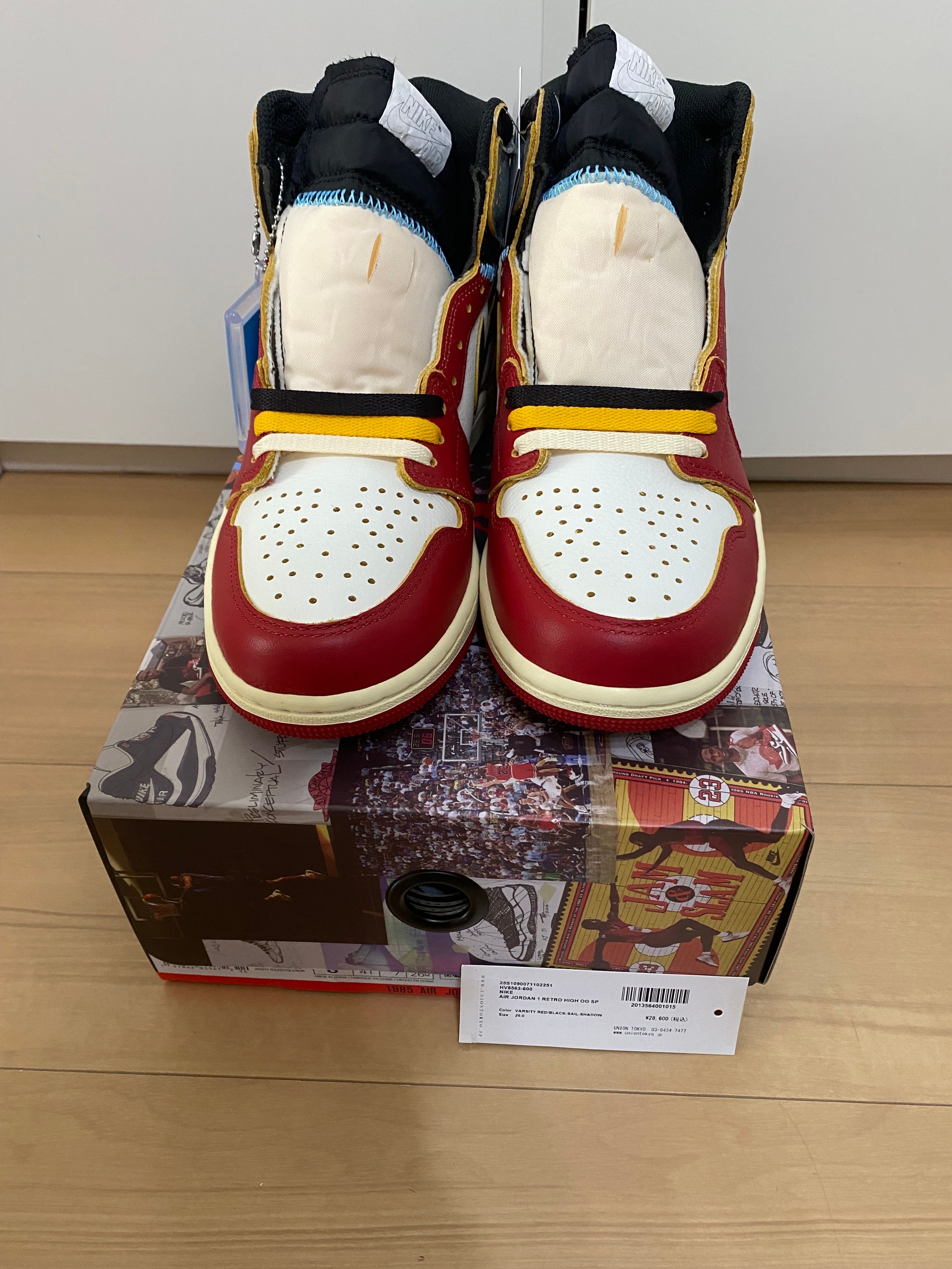 UNION × Nike Air Jordan 1 Retro High OG "Chicago/Shadow"