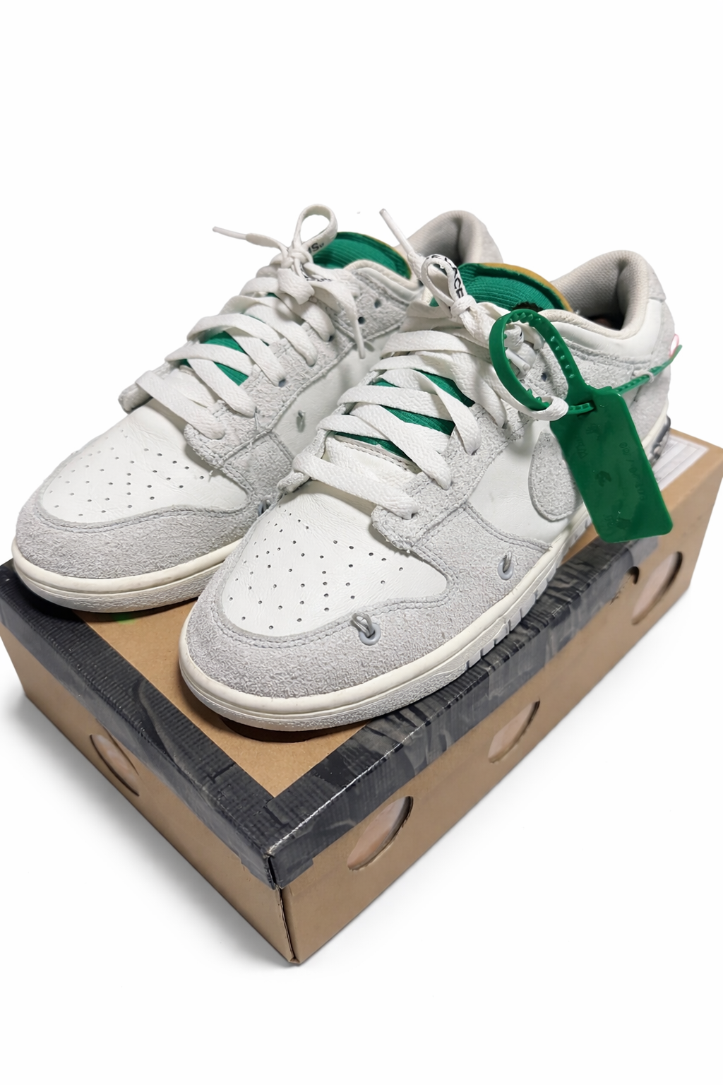 オフホワイト × ナイキ ダンク ロー "セイル/ニュートラルグレー/グリッドアイアン"