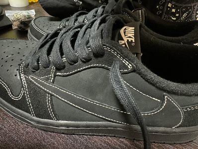 Travis Scott × Nike Air Jordan 1 Low OG SP "Black Phantom"