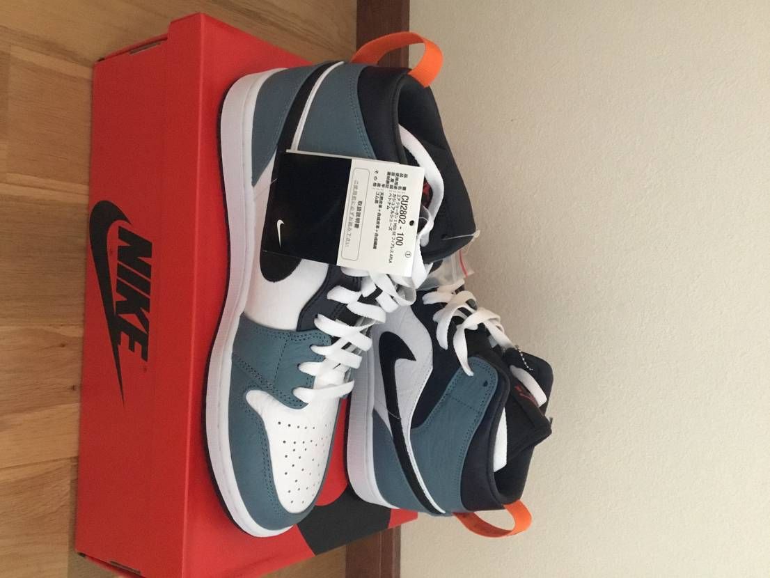 FACETASM × Nike Air Jordan 1 Mid "White/Navy"