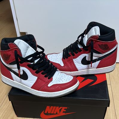 Spiderman × Nike Air Jordan 1 Origin Story "Gym Red/White/Photo Blue/Black"