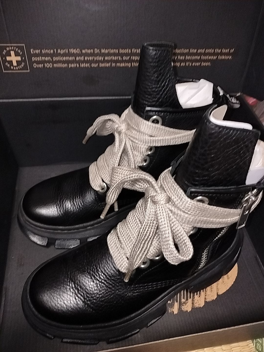 Rick Owens × Dr.Martens 1460 DMXL Jumbo Lace Boot 