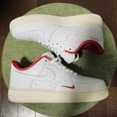 KITH × Nike Air Force 1 Low "White/Red"