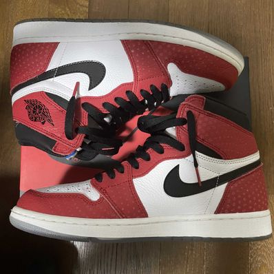 Spiderman × Nike Air Jordan 1 Origin Story "Gym Red/White/Photo Blue/Black"