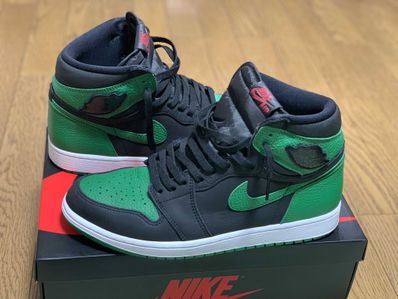 Nike Air Jordan 1 Retro High OG "Black/Pine Green" (2020)