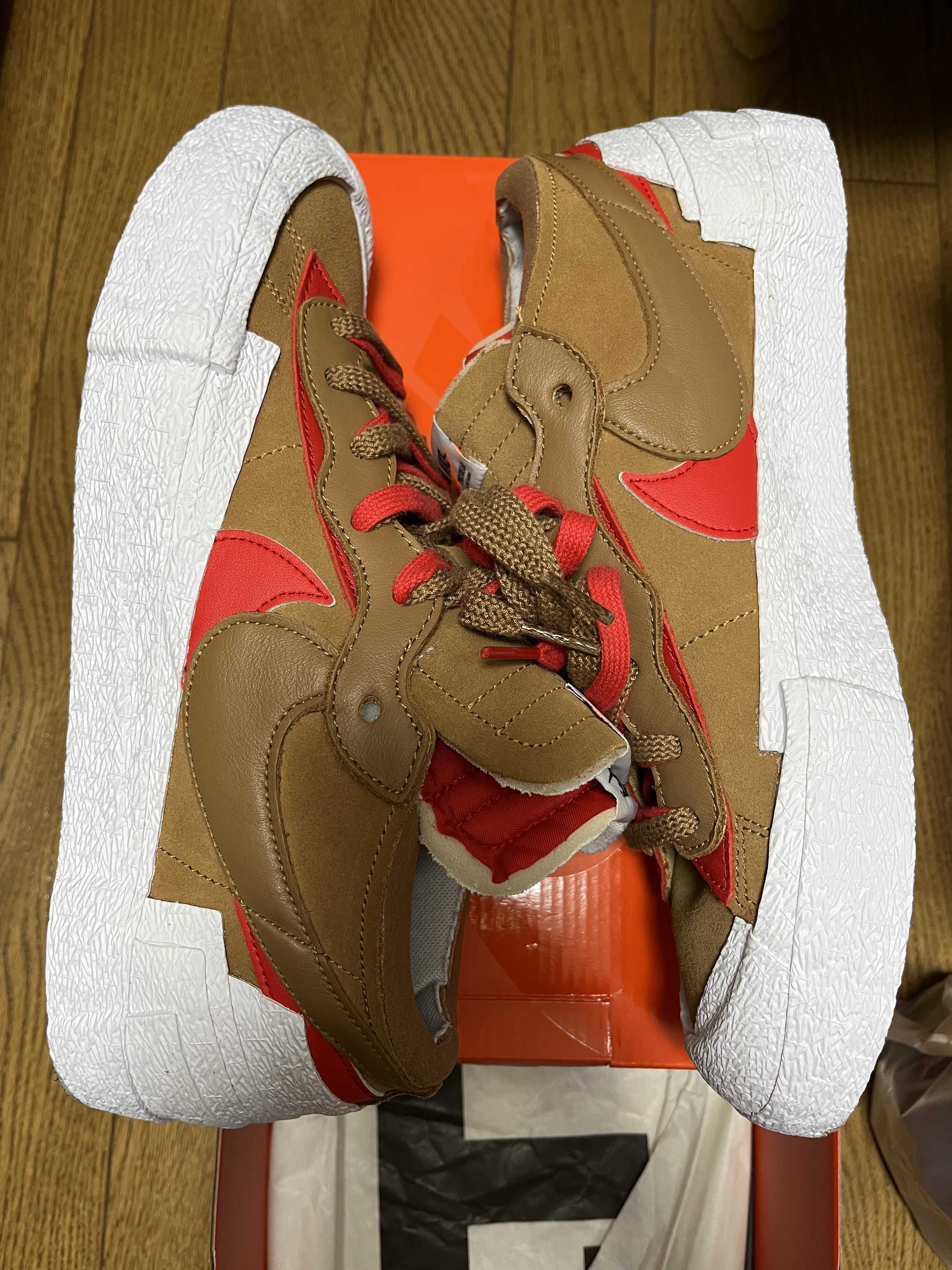 SACAI × NIKE BLAZER LOW "BRITISH TAN"