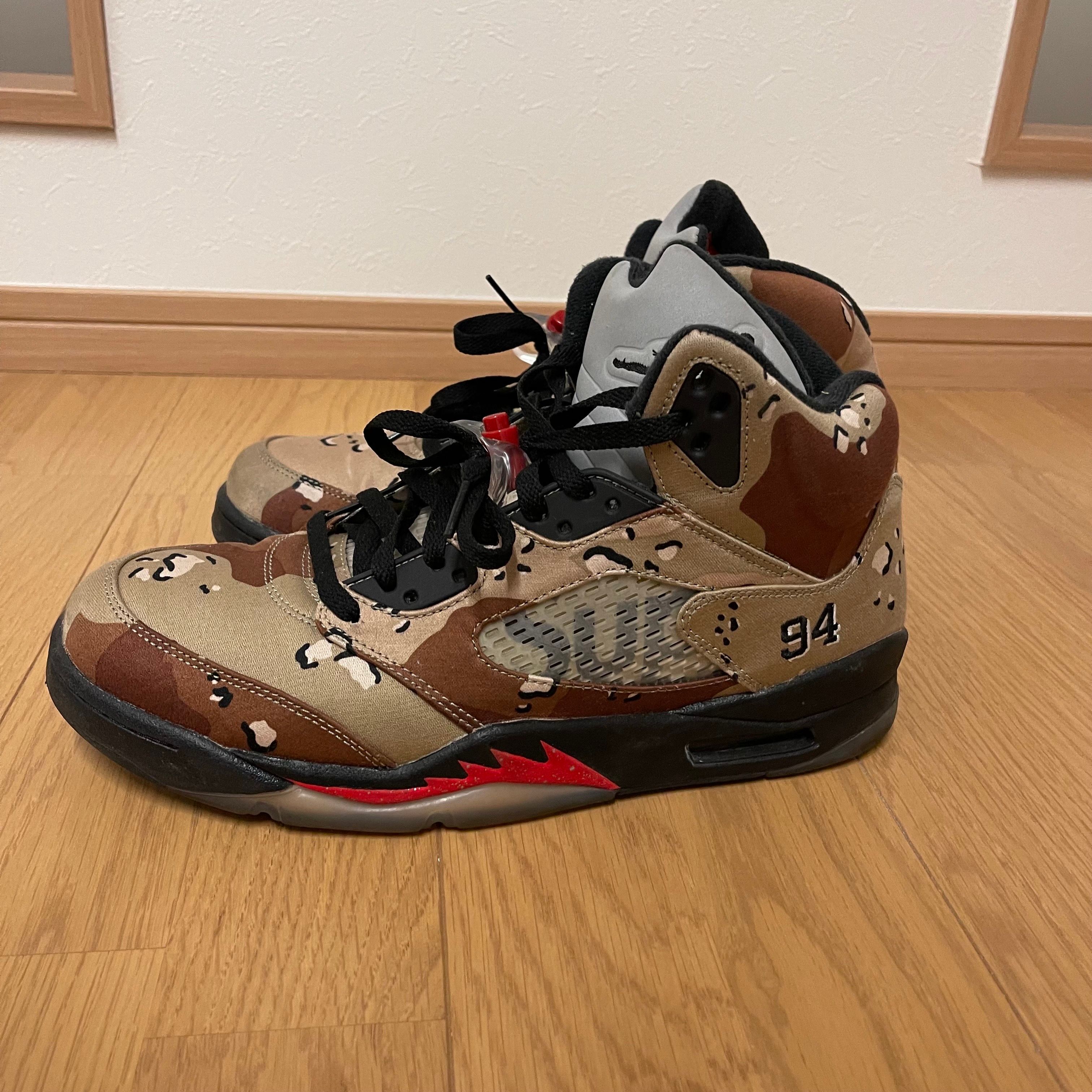 Supreme × Nike Air Jordan 5 Retro "Desert Camo"