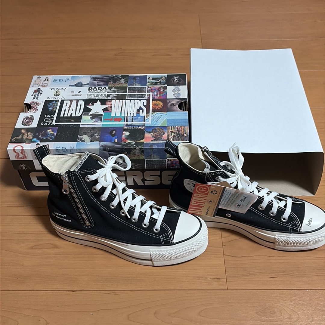 RADWIMPS × atmos × Converse All Star (R) Lifted Z Hi AT RW "Black"