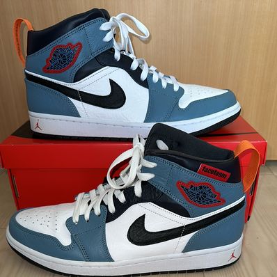 FACETASM × Nike Air Jordan 1 Mid "White/Navy"