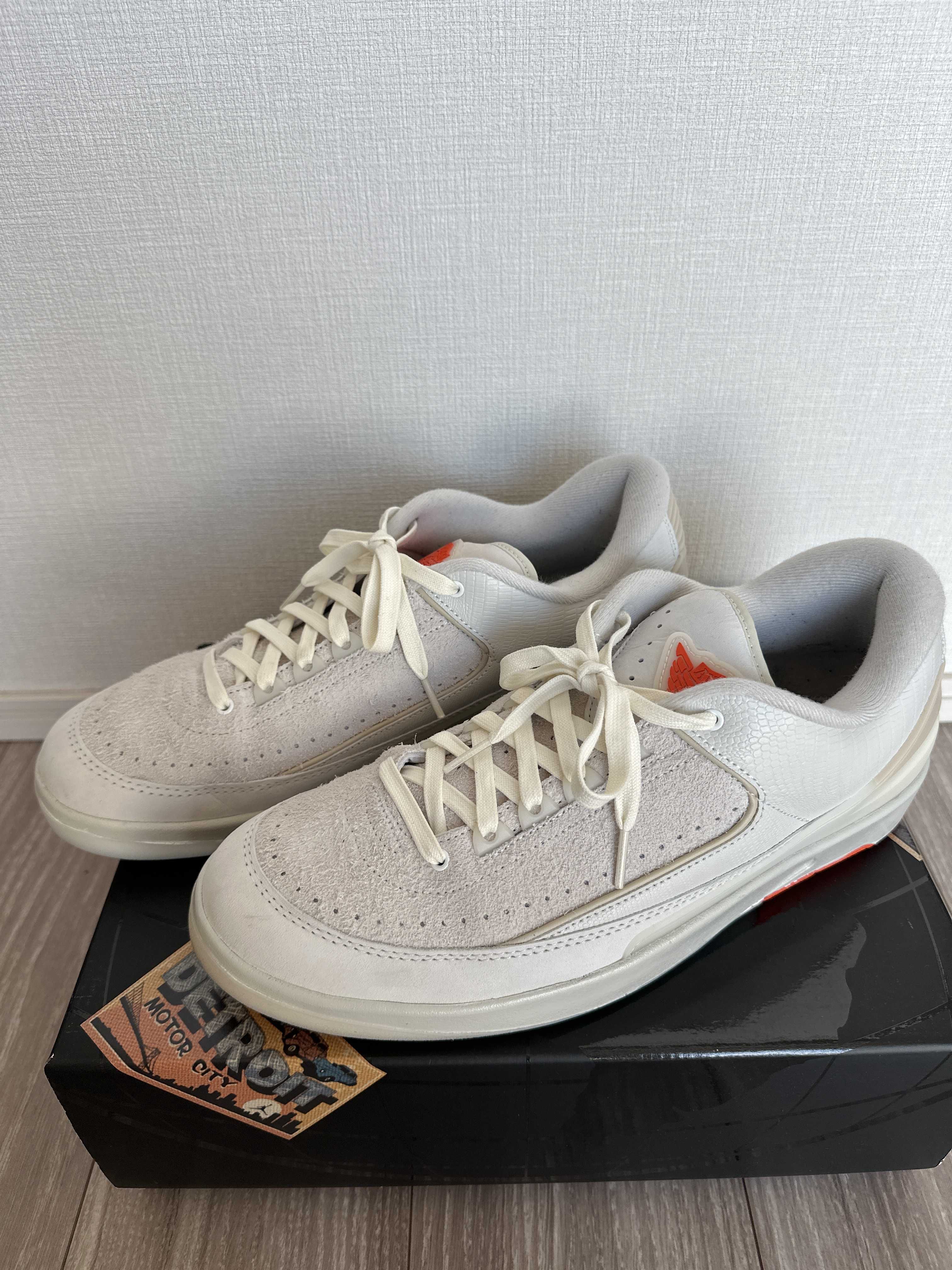 Shelflife × Nike Air Jordan 2 Low "Sail/Light Bone and Mandarin"