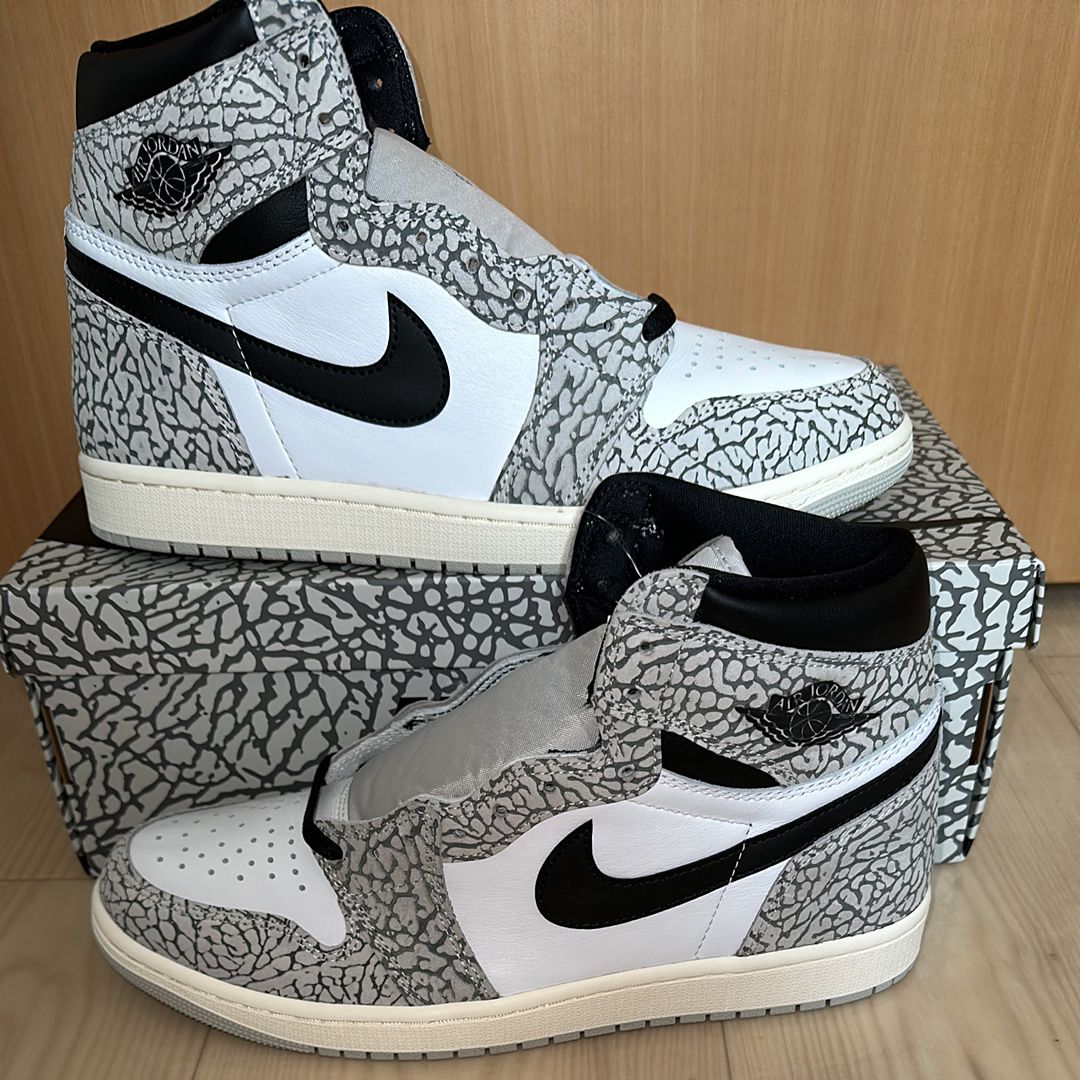 Nike Air Jordan 1 High OG "White Cement/Safari"