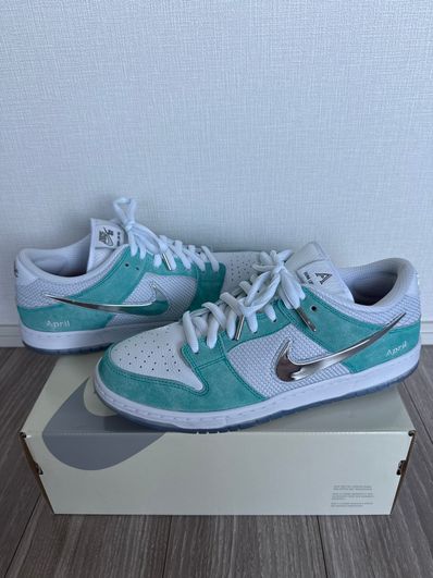 APRIL SKATEBOARDS × Nike SB Dunk Low Pro QS "White and Multi-Color"