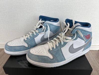 Nike Air Jordan 1 Mid SE "White/Hyper Royal/Red"