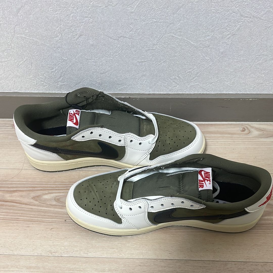 Travis Scott × Nike Air Jordan 1 Low OG SP "Reverse Olive"