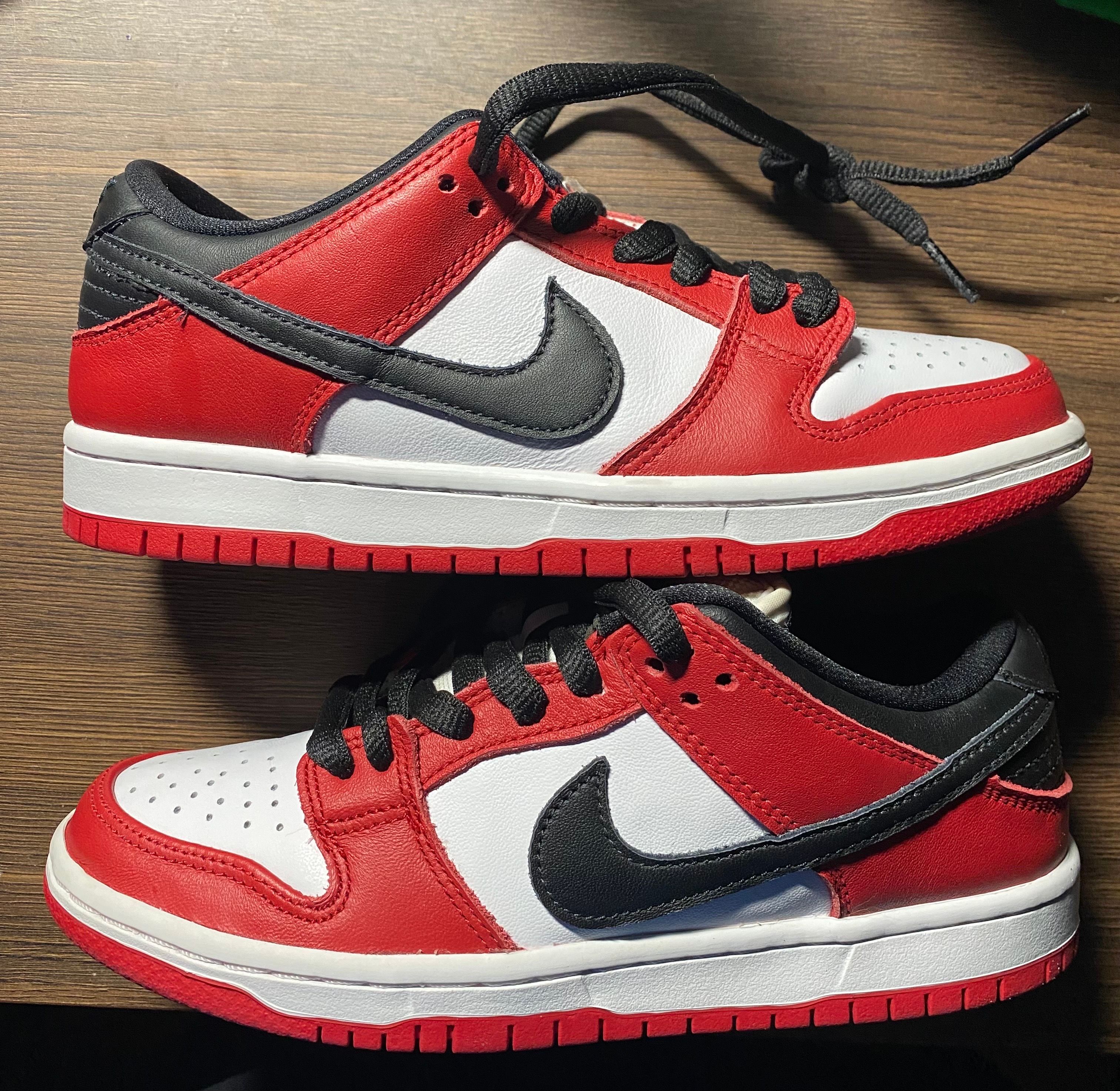 Nike SB Dunk Low Pro "J-Pack Chicago/Varsity Red and White"