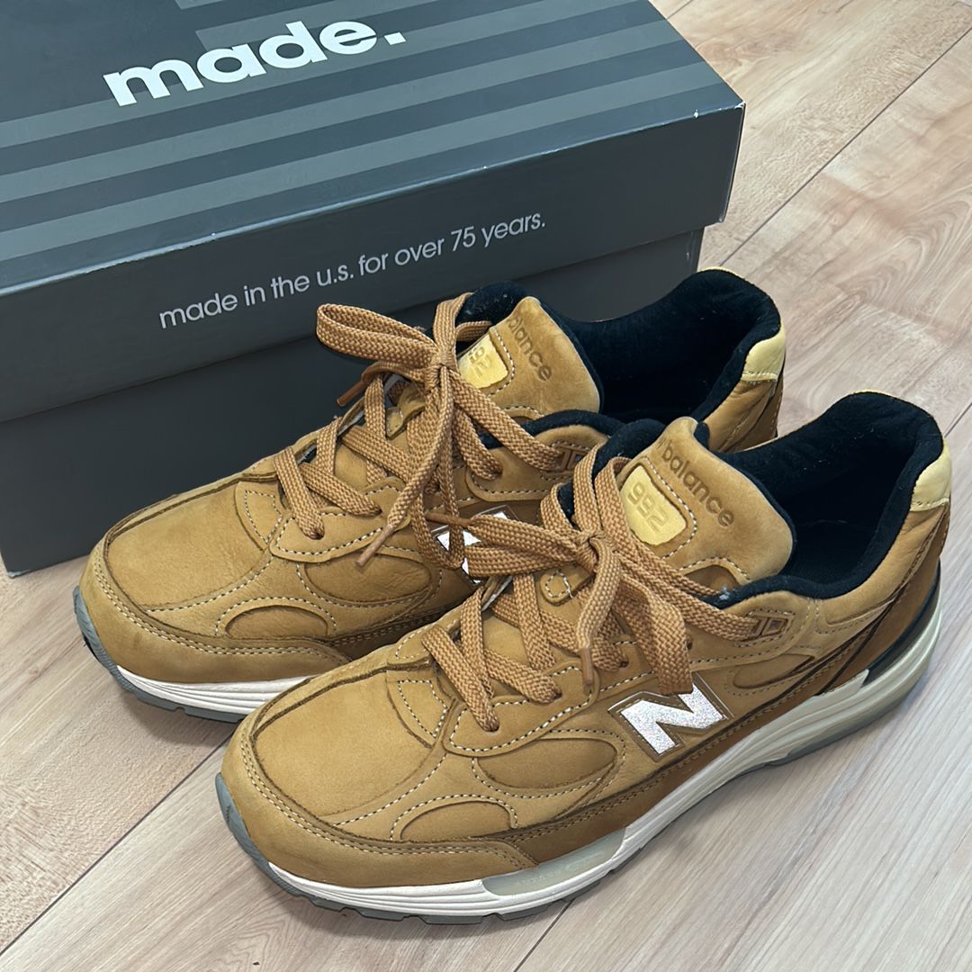 New Balance 992 Made in USA "Tan/Brown"