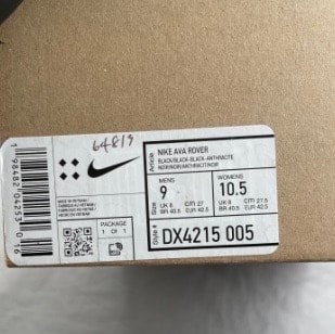 Nike Ava Rover "Triple Black/Anthracite"