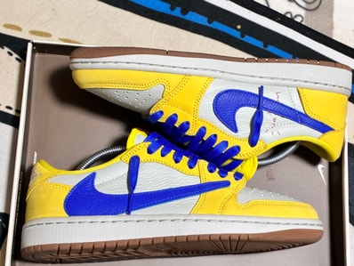 Travis Scott × Nike Women's Air Jordan 1 Retro Low OG "Canary"