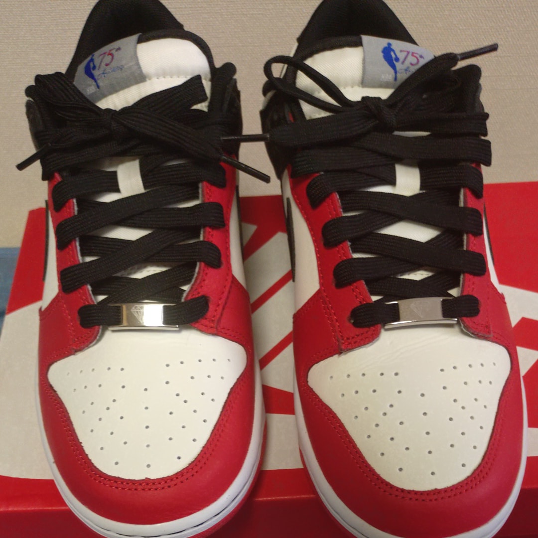 ナイキ　DUNK LOW NBA Chicago 27cm NBA x Nike Dunk Low EMB «75th Anniversary» - Дата релиза, фото