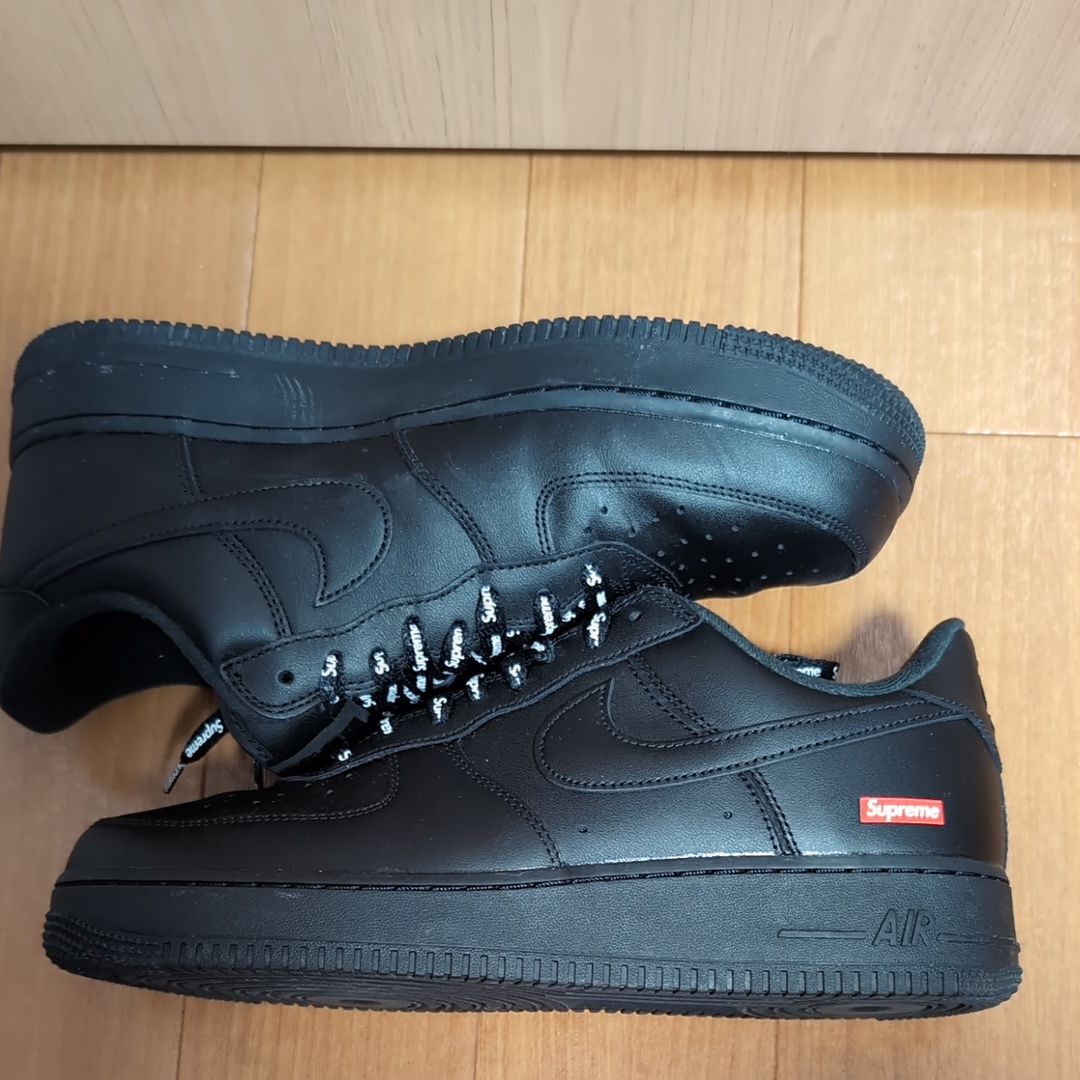 Supreme × Nike Air Force 1 Low "Black"