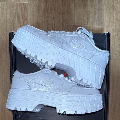 Nike Women's Air Jordan 1 Brooklyn Low "White"