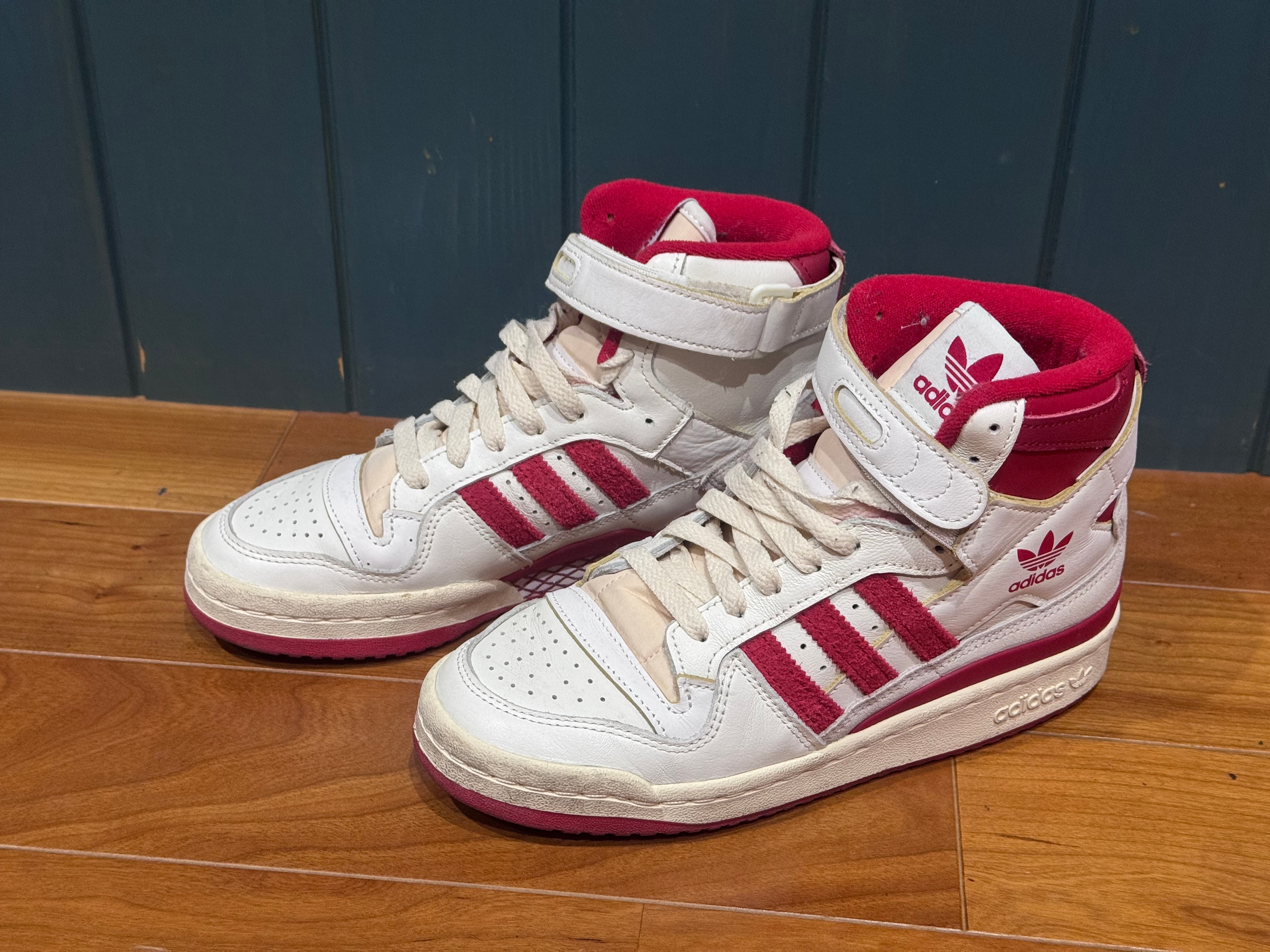 adidas Forum 84 High "Cloud White/Team Power Red/Cream White"