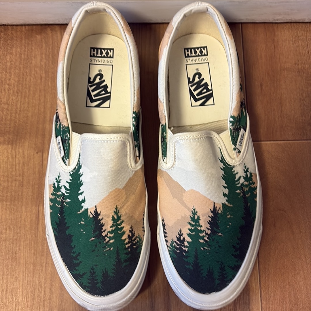 KITH × Vans Vault OG Classic Slip-On LX "Treescape" 