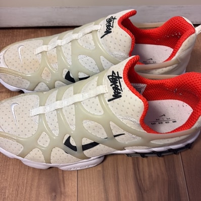 Stussy × Nike Air Zoom Kukini "White/Red"