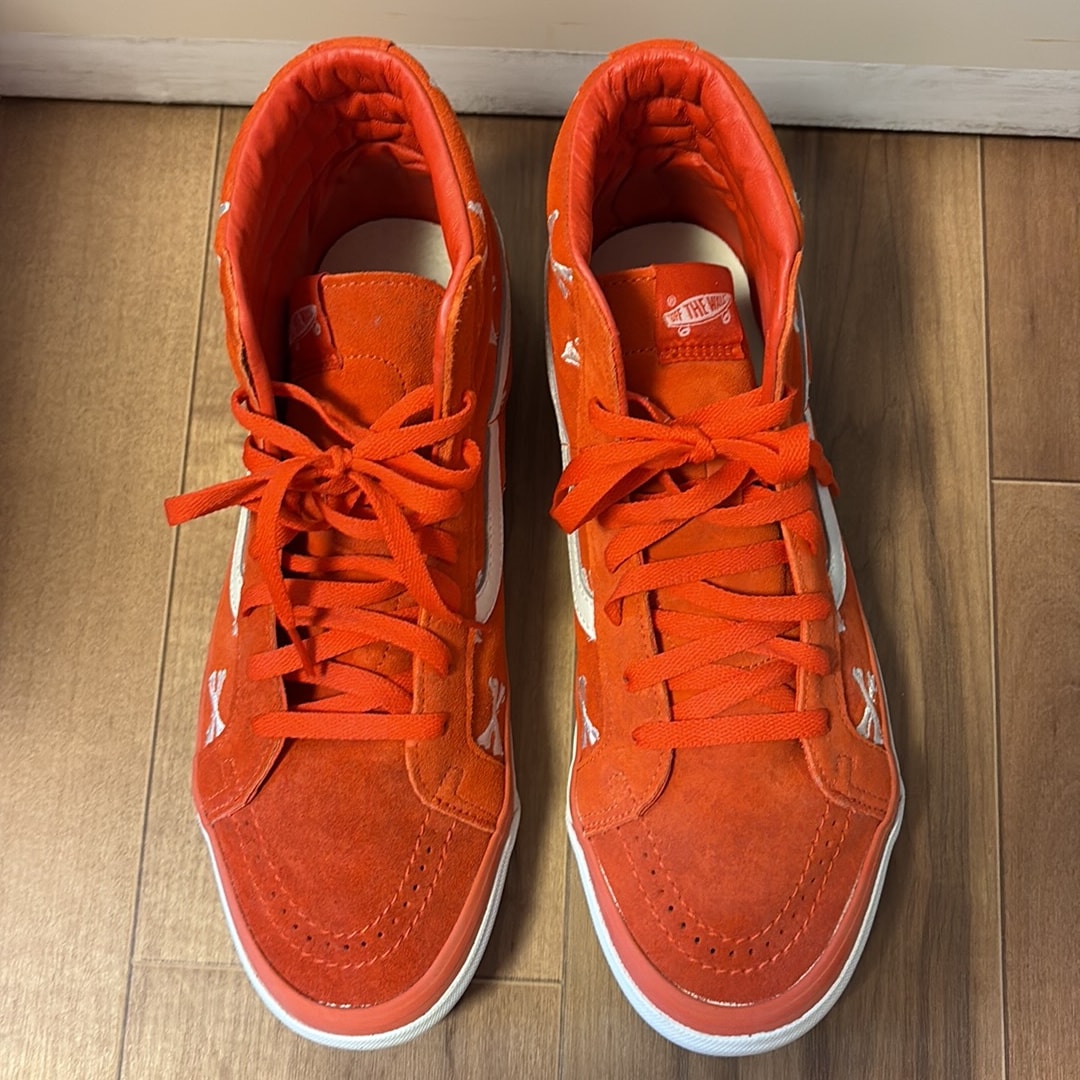 WTAPS × VANS VAULT SK8-HI LX "ORANGE/WHITE"