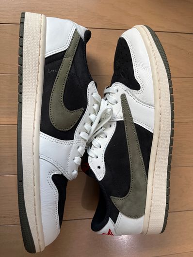 Travis Scott × Nike Women's Air Jordan 1 Low OG "Medium Olive"