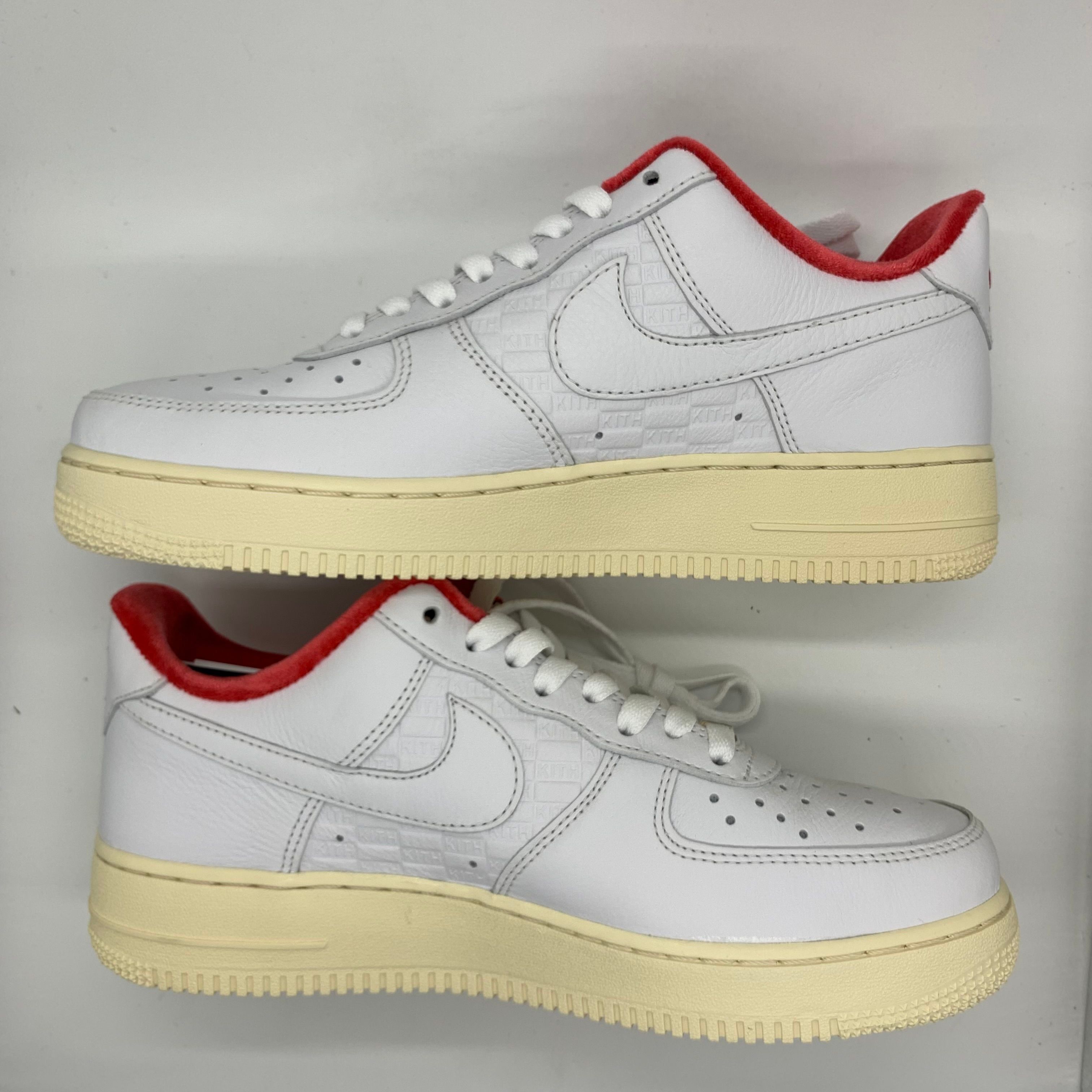 KITH × Nike Air Force 1 Low "White/Red"