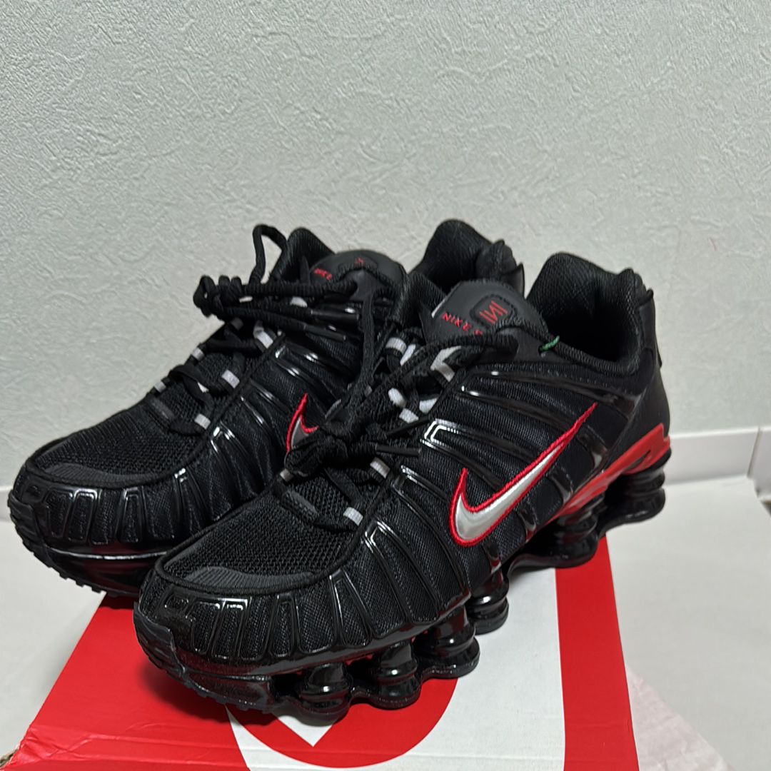 Nike Shox TL "Black/University Red/Metallic Silver"