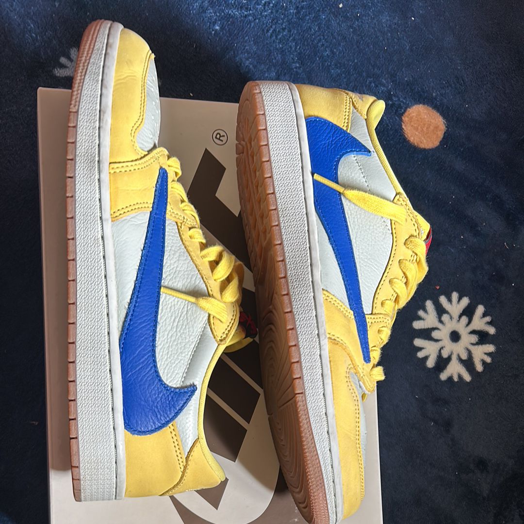 Travis Scott × Nike Women's Air Jordan 1 Retro Low OG "Canary"