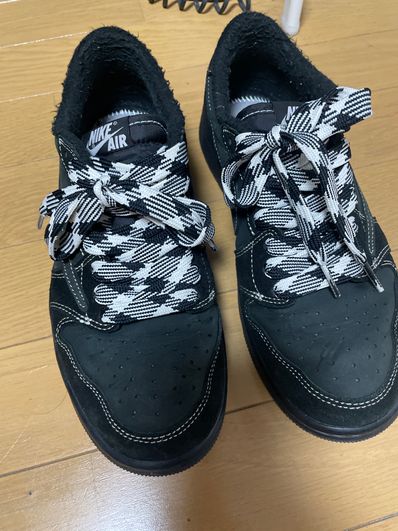 Travis Scott × Nike Air Jordan 1 Low OG SP "Black Phantom"