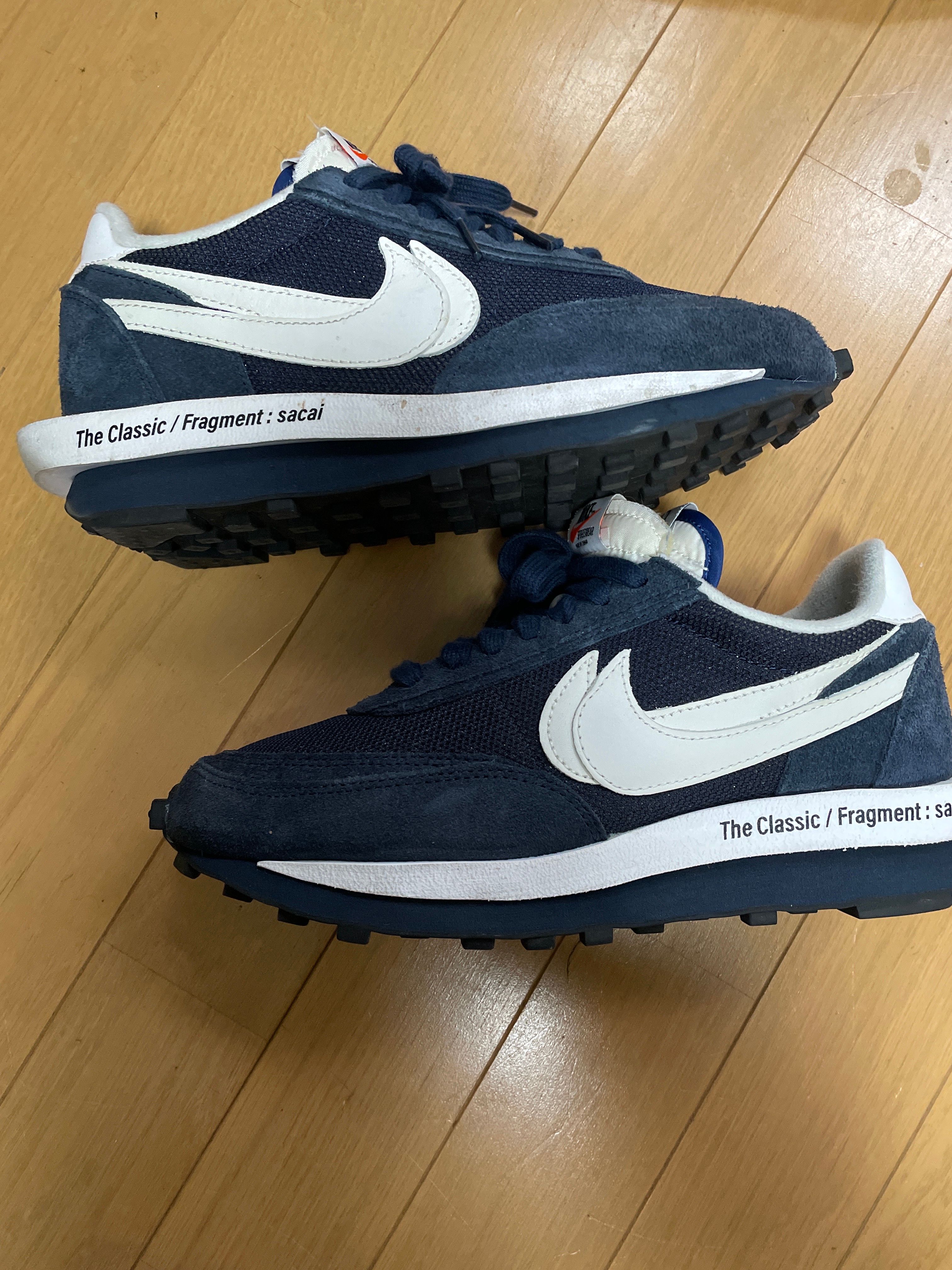 Fragment × sacai × Nike LD Waffle "Blackended Blue"